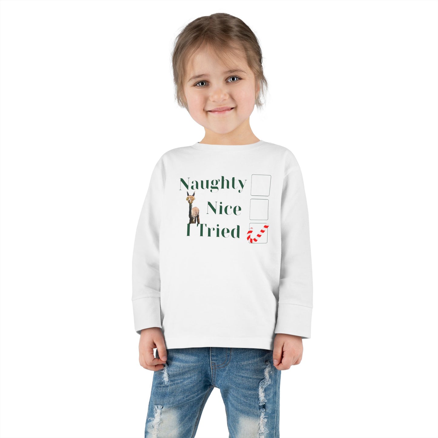 Naughty Viper Toddler Long Sleeve Tee