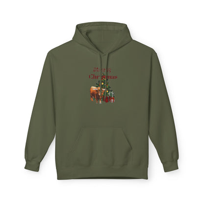 Mooey Christmas Fleece Hoodie