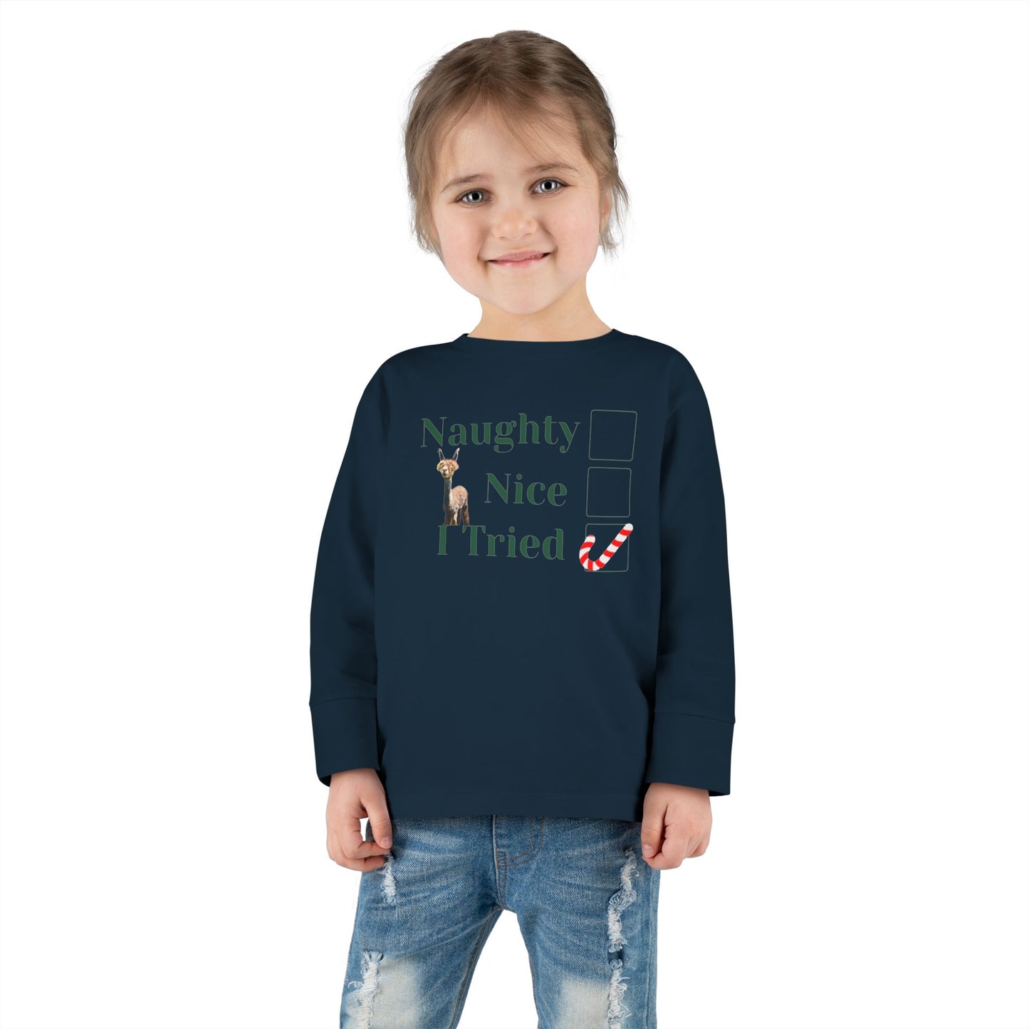Naughty Viper Toddler Long Sleeve Tee