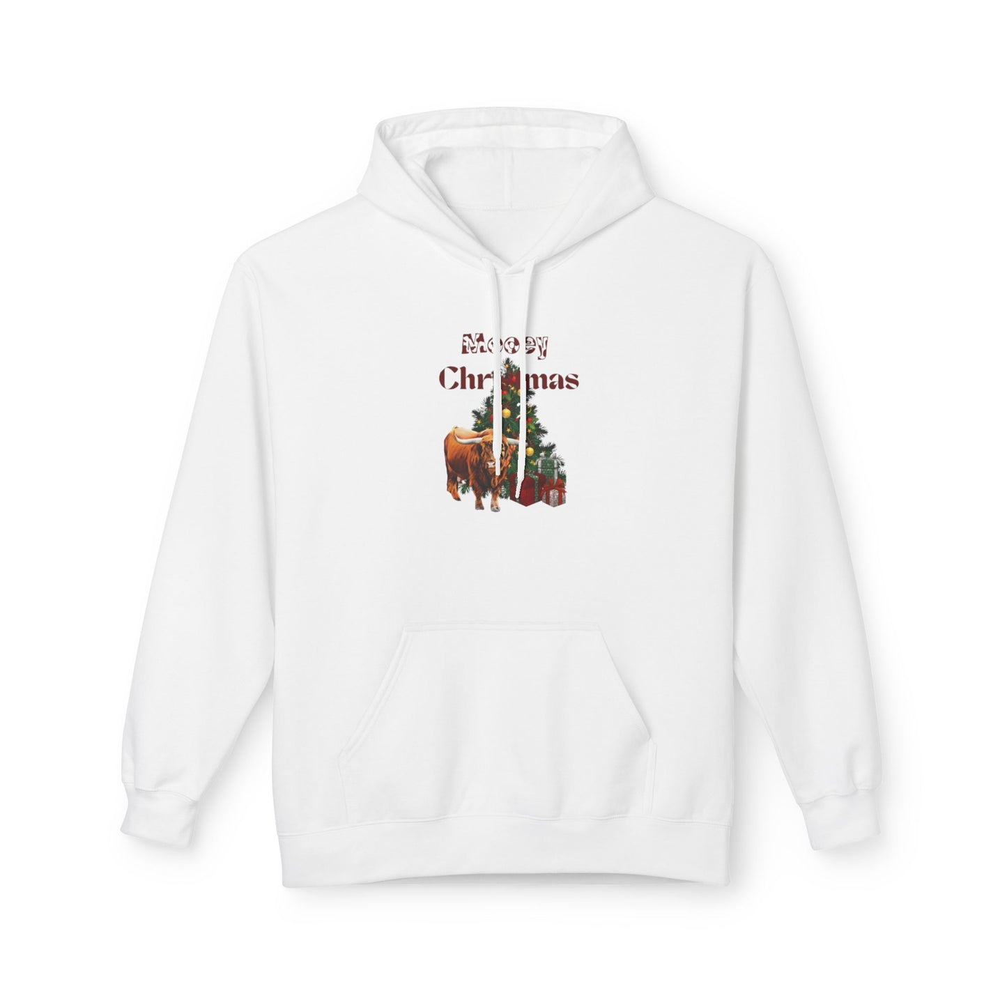 Mooey Christmas Fleece Hoodie