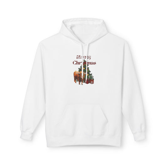 Mooey Christmas Fleece Hoodie