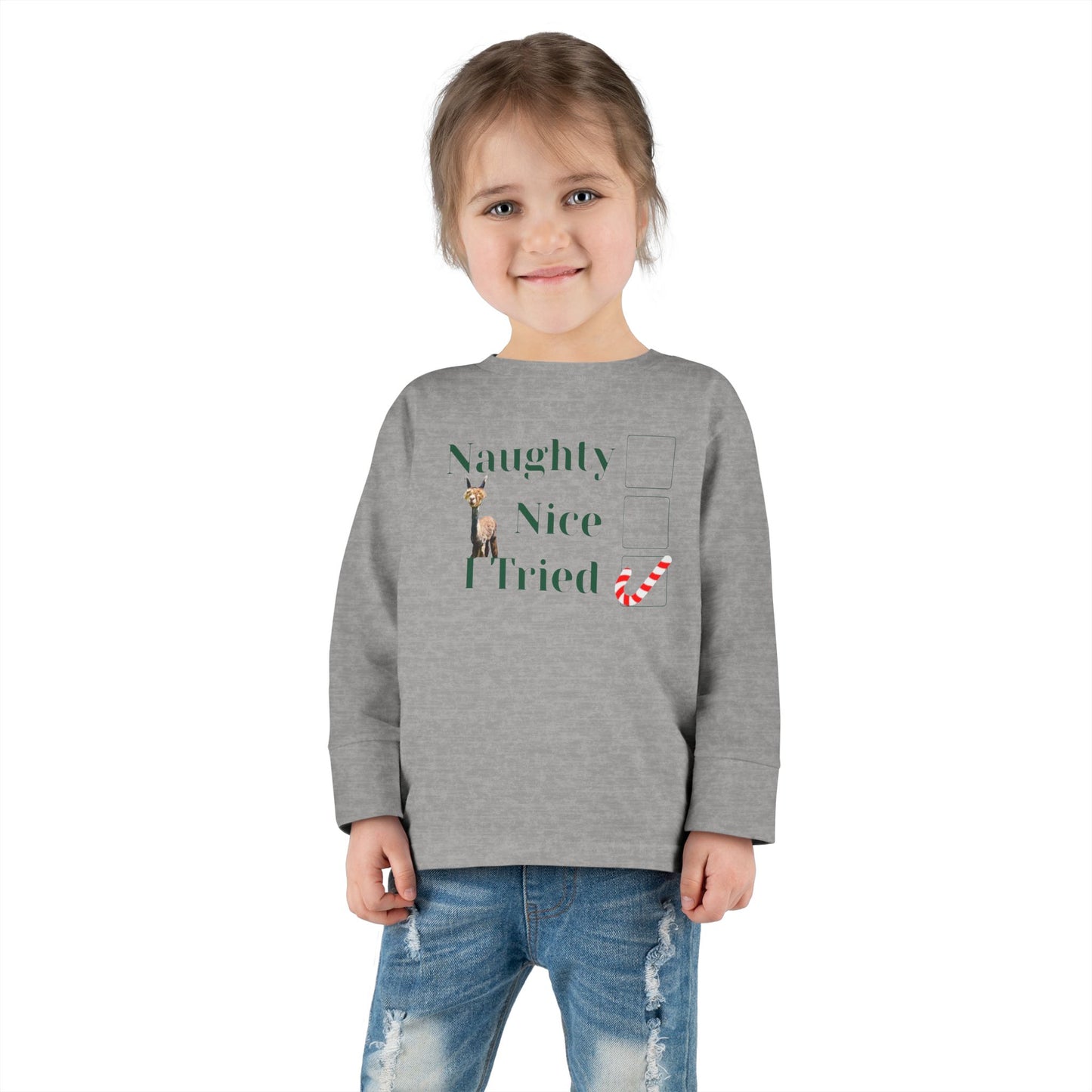 Naughty Viper Toddler Long Sleeve Tee