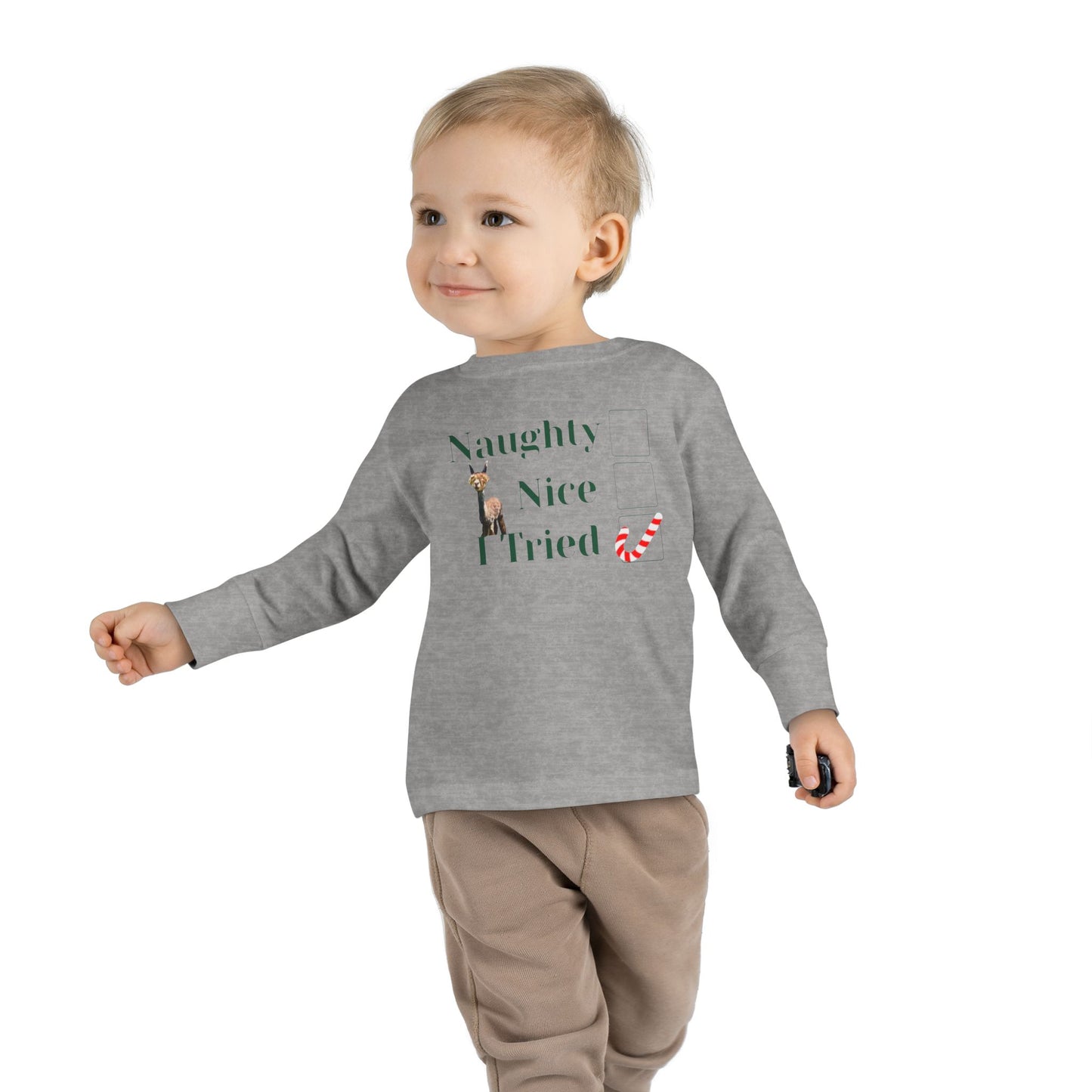 Naughty Viper Toddler Long Sleeve Tee