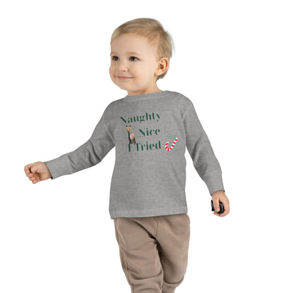 Naughty Viper Toddler Long Sleeve Tee