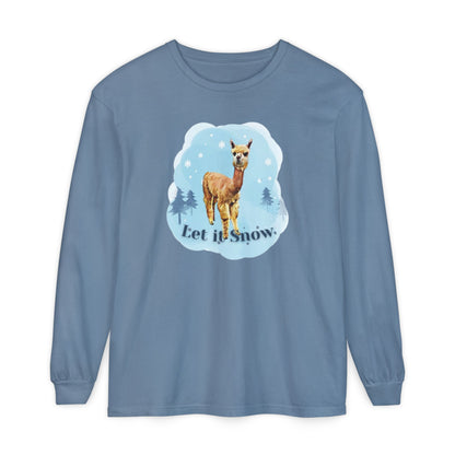 Unisex Garment-dyed Long Sleeve T-Shirt