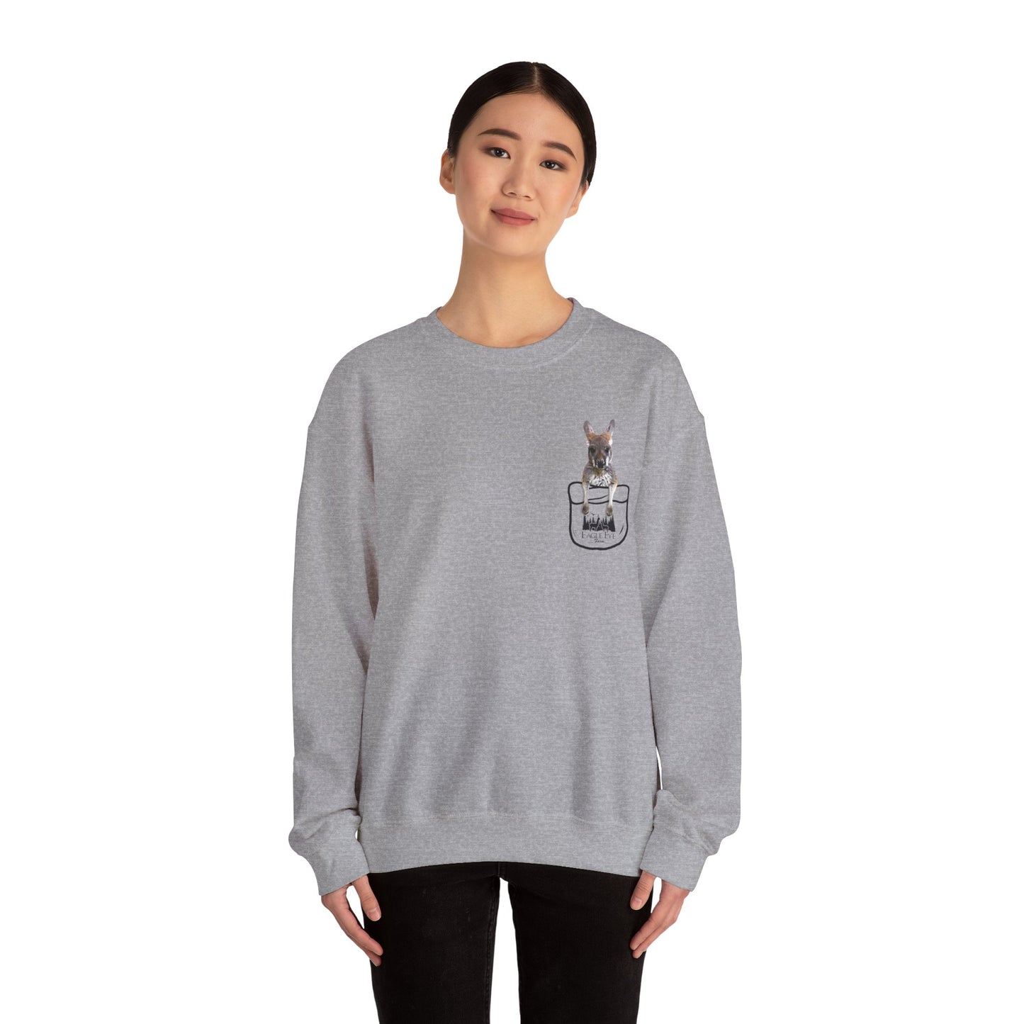Pocket Pals Kangaroo Crewneck