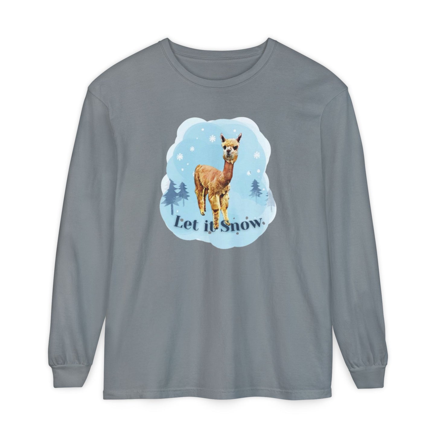 Unisex Garment-dyed Long Sleeve T-Shirt