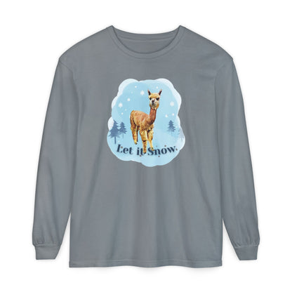 Unisex Garment-dyed Long Sleeve T-Shirt