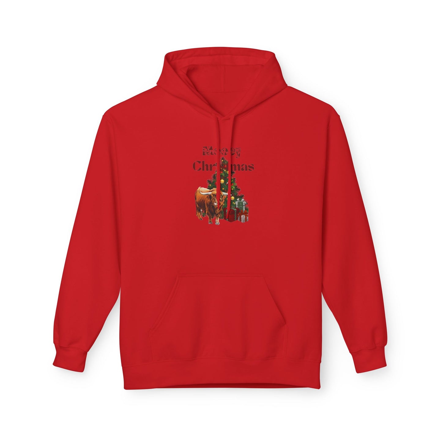 Mooey Christmas Fleece Hoodie