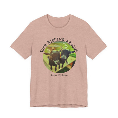 just kidding (goat) Short Sleeve