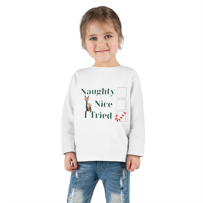Naughty Toddler Long Sleeve Tee