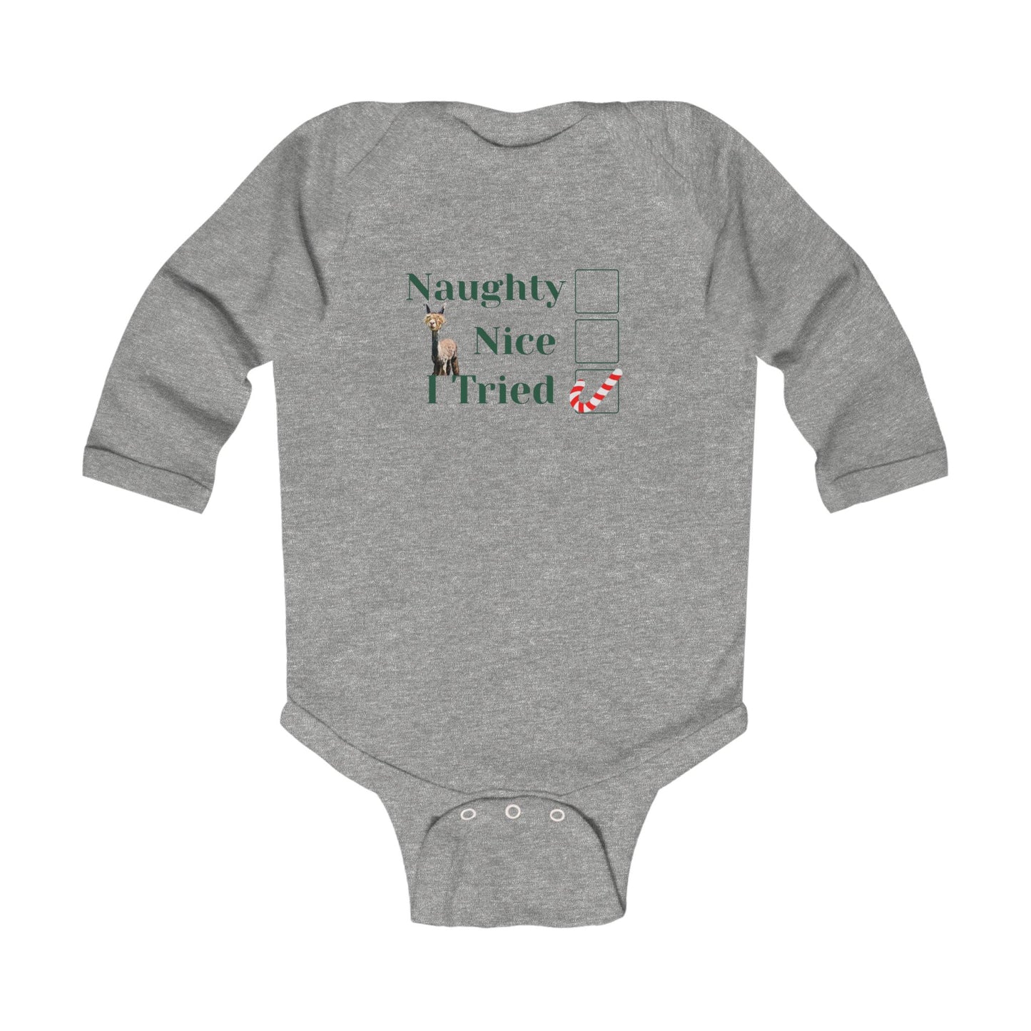 Naughty Infant Long Sleeve Bodysuit