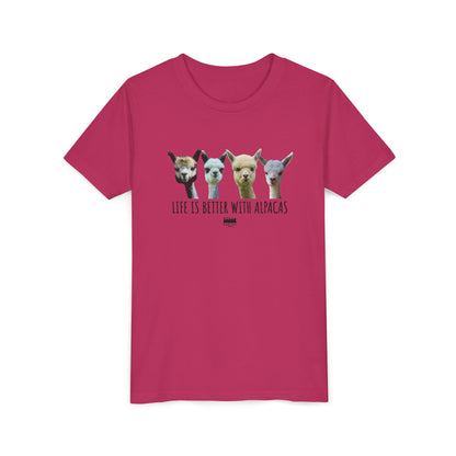 Life's better with Alpacas Youth Tee