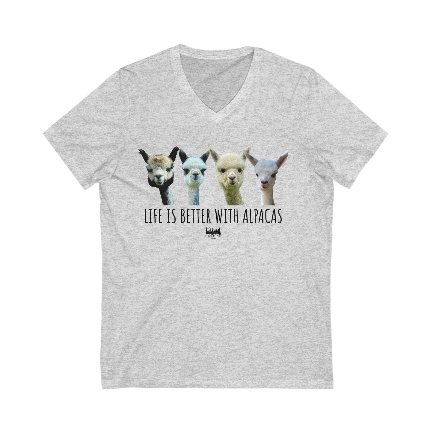 Life's better with Alpacas V-Neck Tee