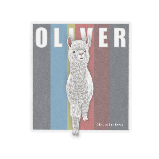 Oliver Sticker by Eagle Eye Farm