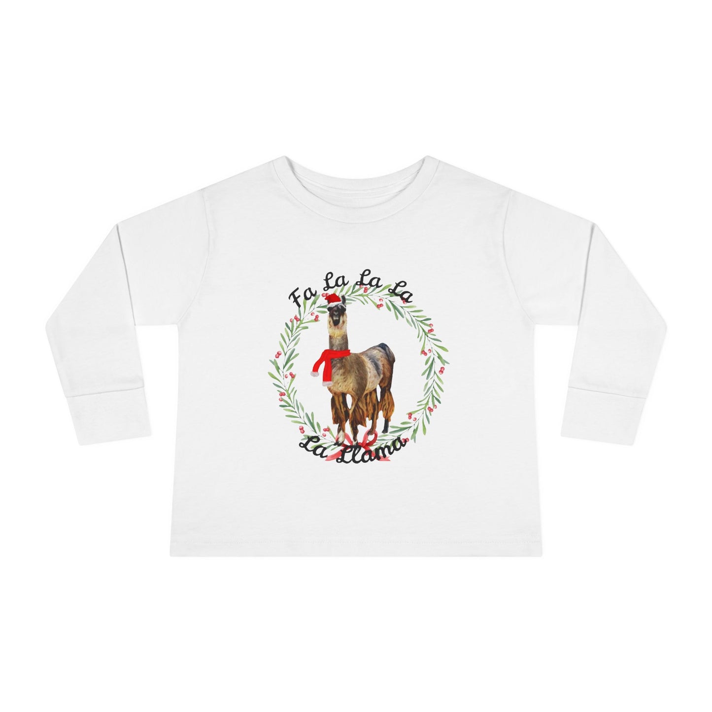 Fa La Llama Toddler Long Sleeve Tee