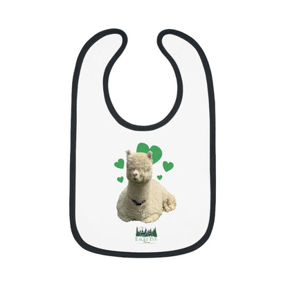 Baby Contrast Trim Jersey Bib