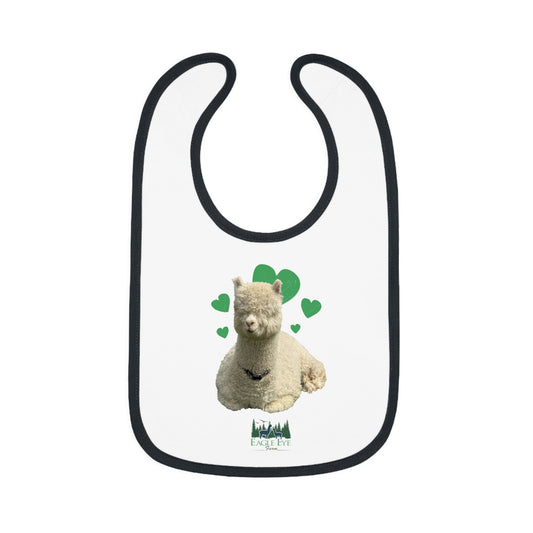 Baby Contrast Trim Jersey Bib