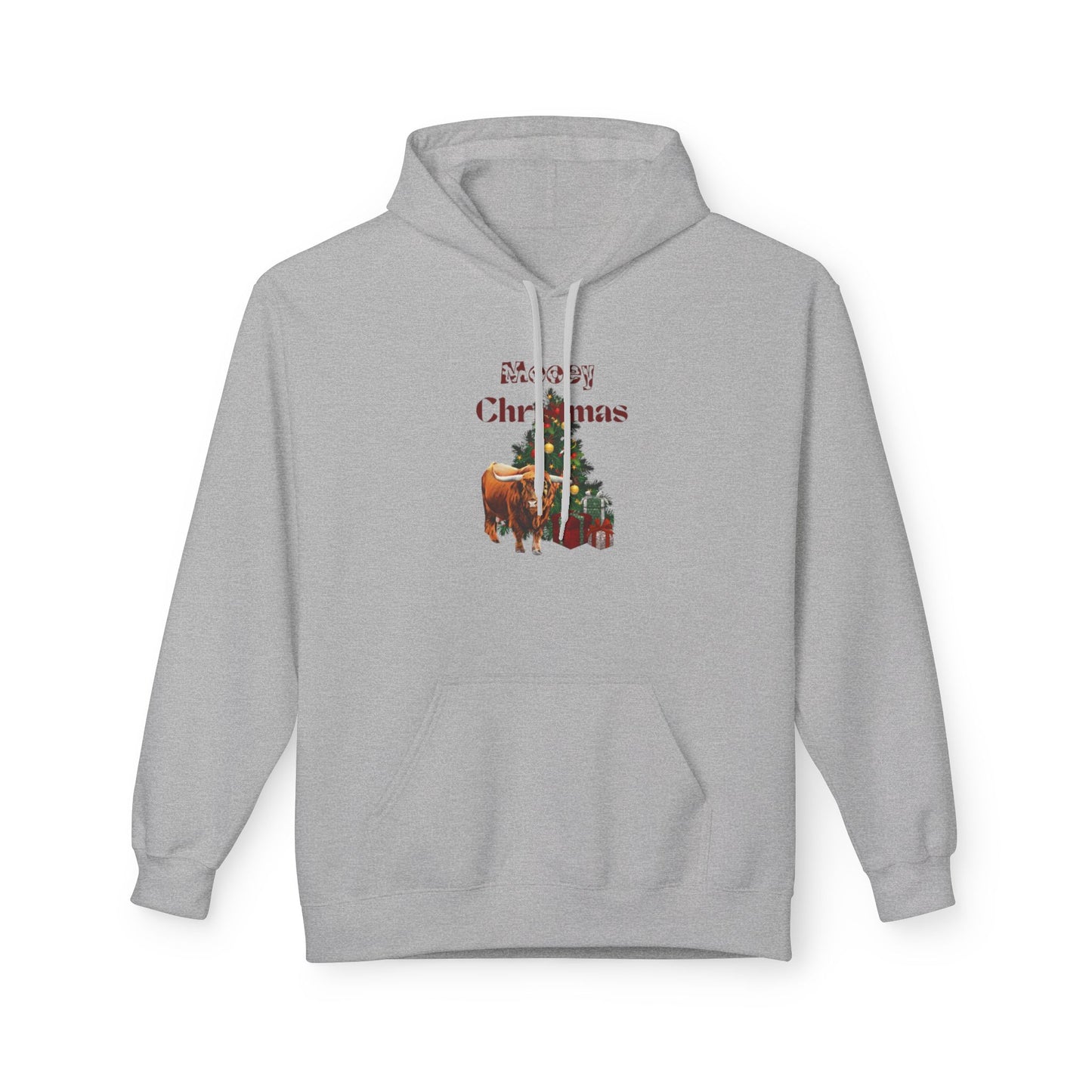 Mooey Christmas Fleece Hoodie