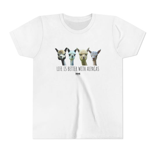 Life's better with Alpacas Youth Tee