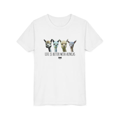 Life's better with Alpacas Youth Tee