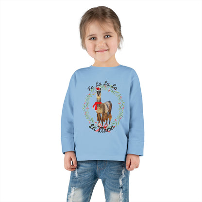 Fa La Llama Toddler Long Sleeve Tee