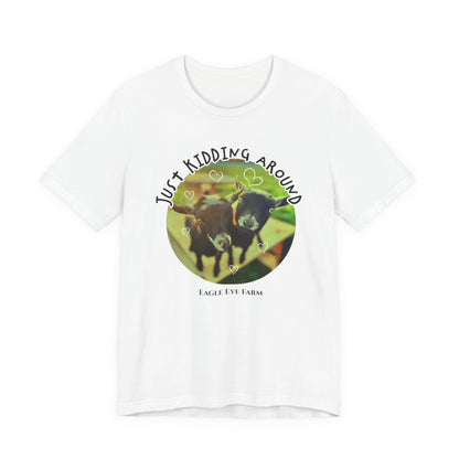 just kidding (goat) Short Sleeve