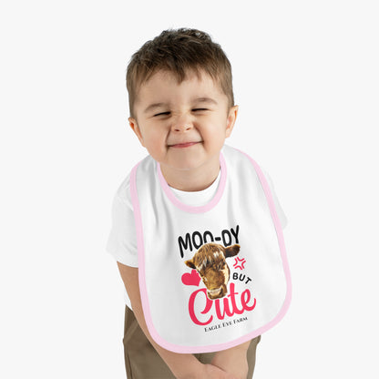 Moo-dy Baby Bib