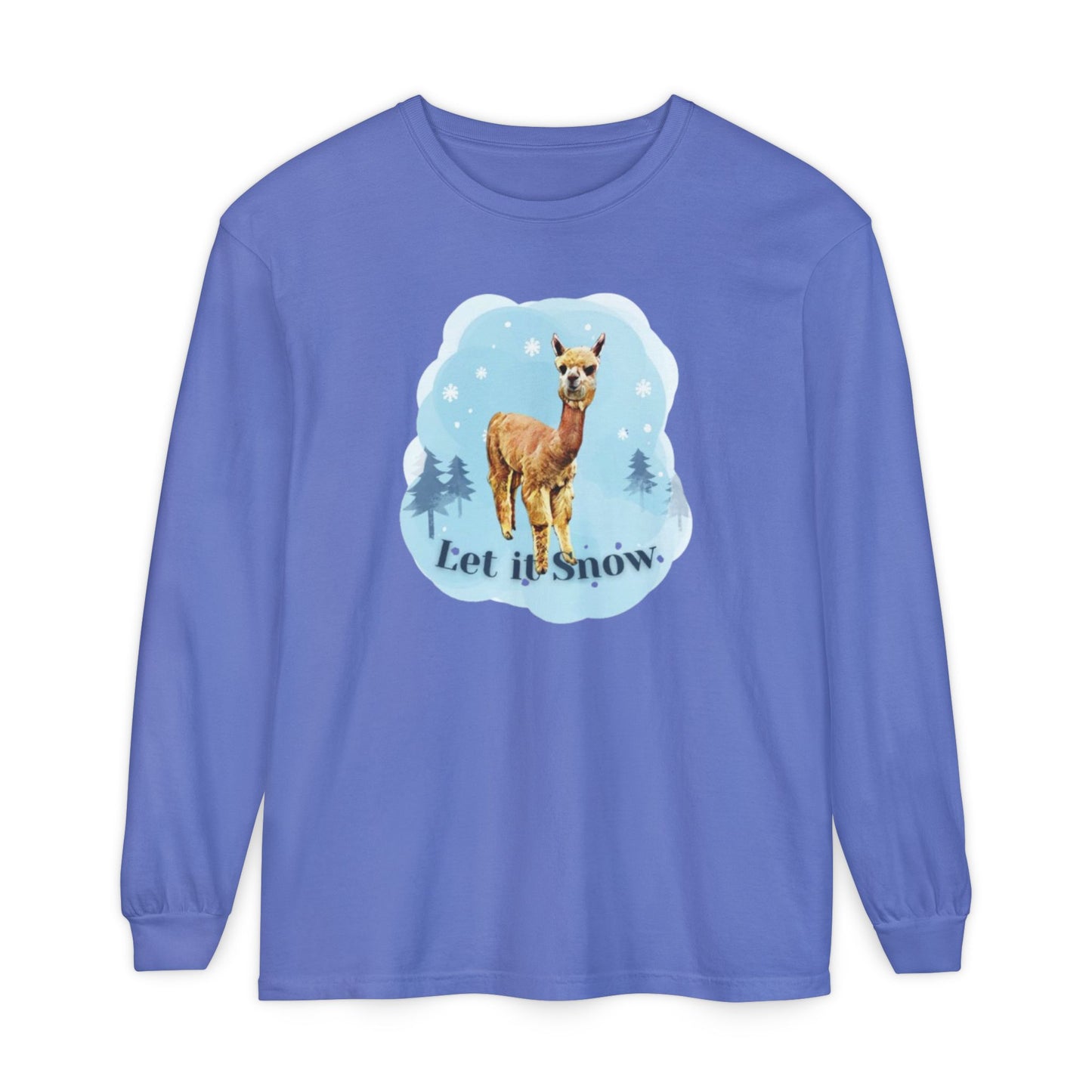 Unisex Garment-dyed Long Sleeve T-Shirt