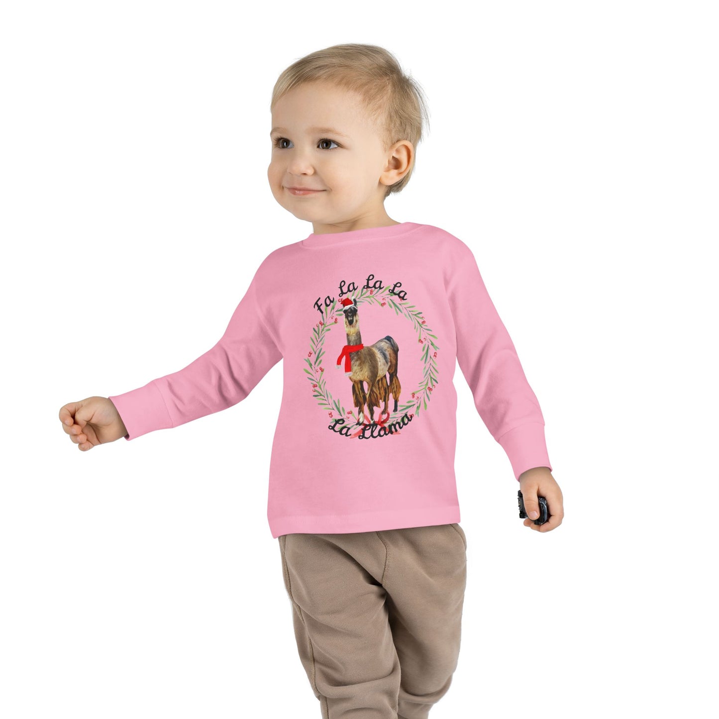 Fa La Llama Toddler Long Sleeve Tee