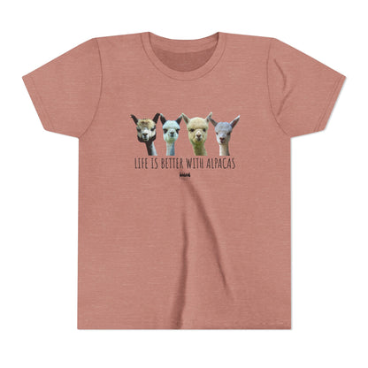 Life's better with Alpacas Youth Tee