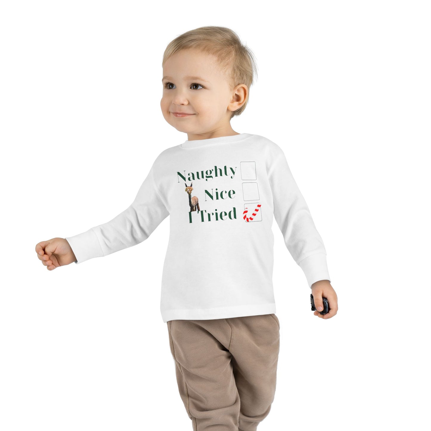 Naughty Viper Toddler Long Sleeve Tee
