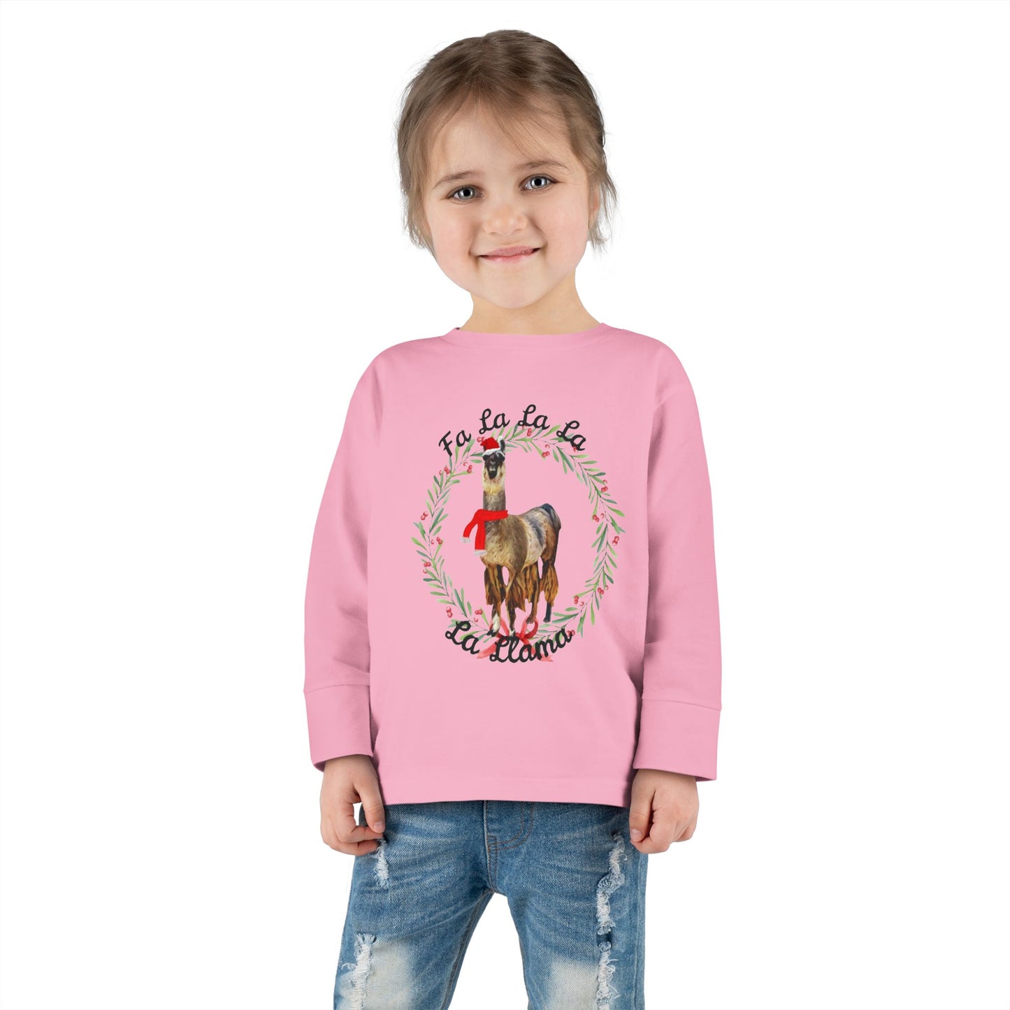 Fa La Llama Toddler Long Sleeve Tee