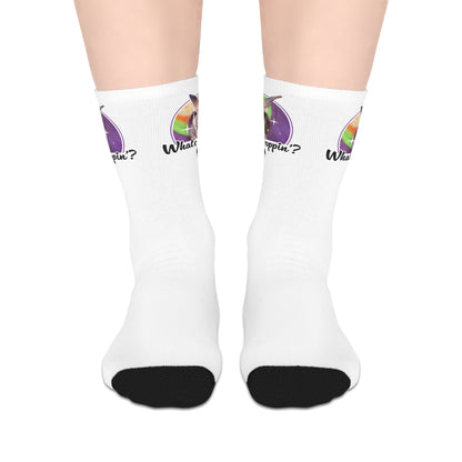 "Whats Hoppin?" Mid-length Socks