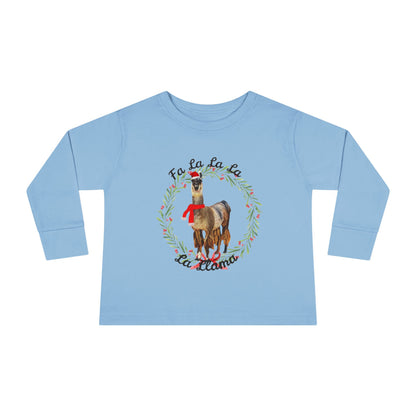 Fa La Llama Toddler Long Sleeve Tee