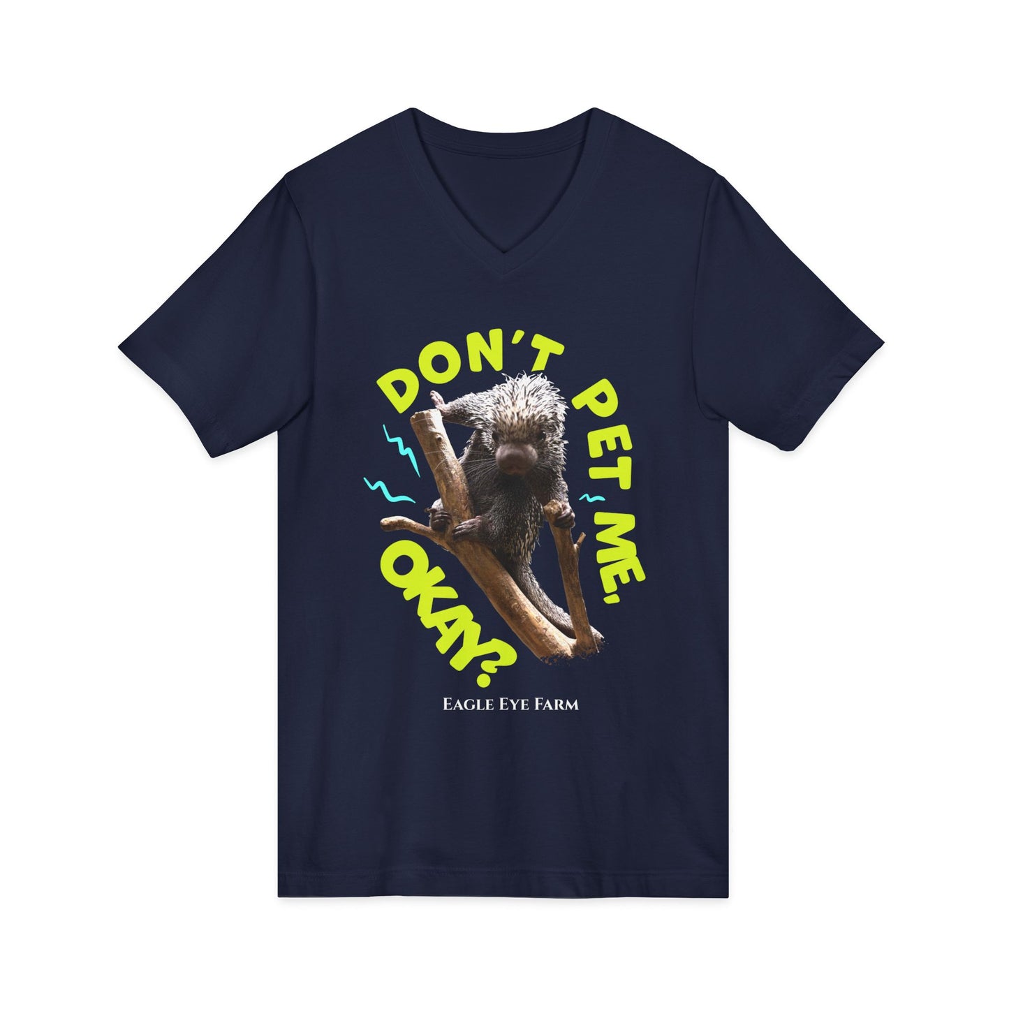 Don't Pet Me  V-Neck Tee