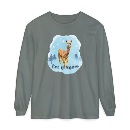 Unisex Garment-dyed Long Sleeve T-Shirt