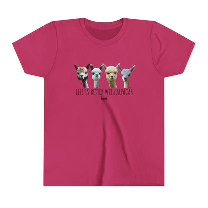 Life's better with Alpacas Youth Tee