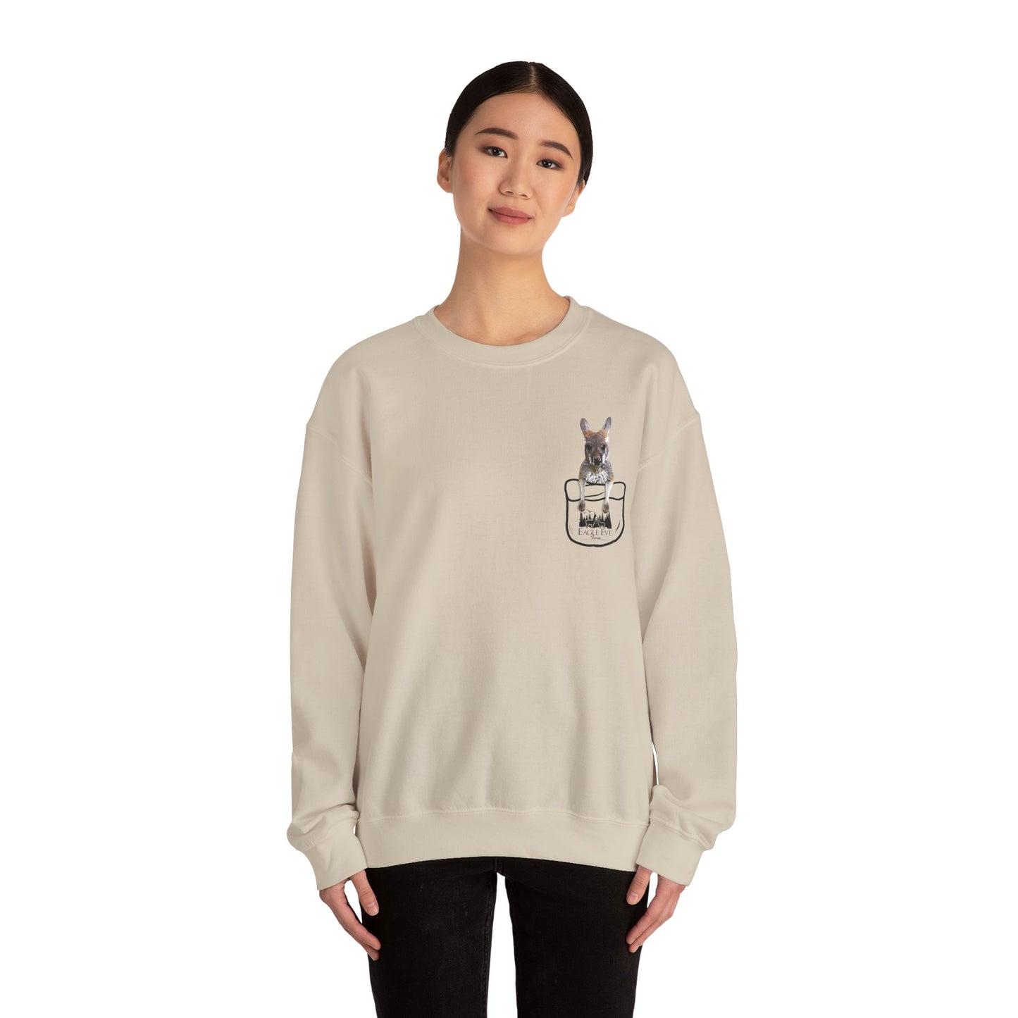 Pocket Pals Kangaroo Crewneck