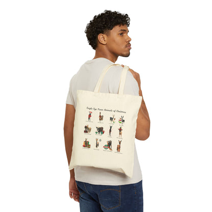Eagle Eye Christmas Tote Bag