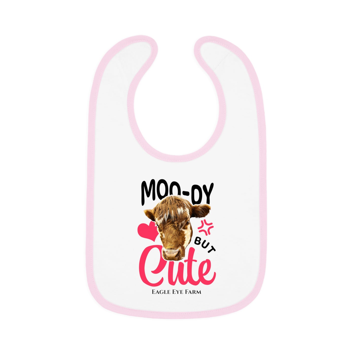 Moo-dy Baby Bib