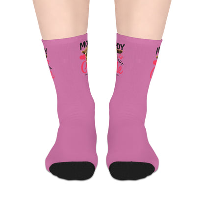 Moo-dy Mid-length Socks