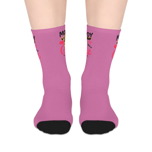 Moo-dy Mid-length Socks
