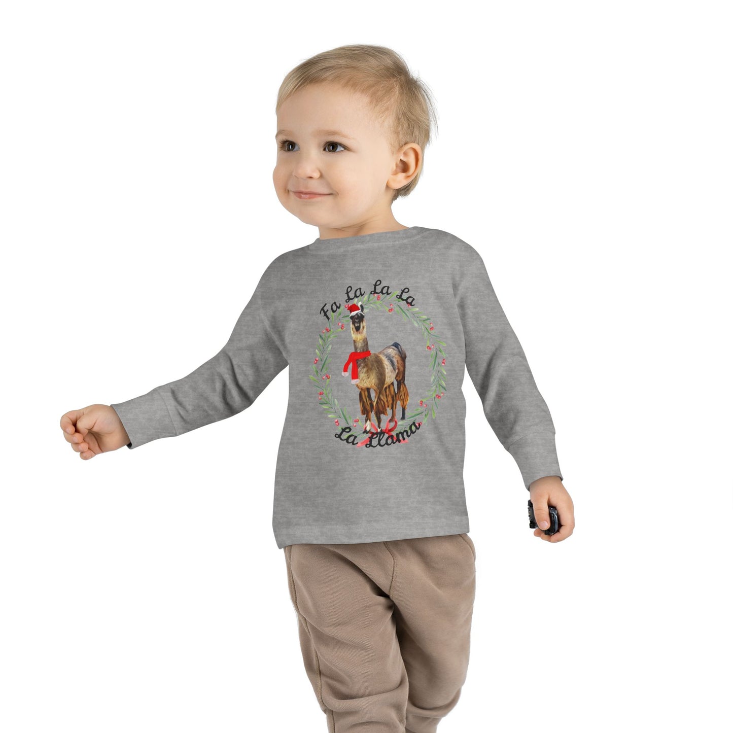 Fa La Llama Toddler Long Sleeve Tee