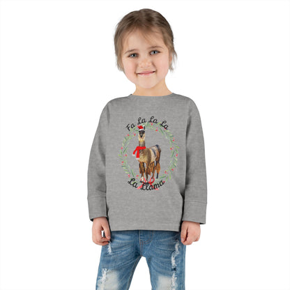 Fa La Llama Toddler Long Sleeve Tee