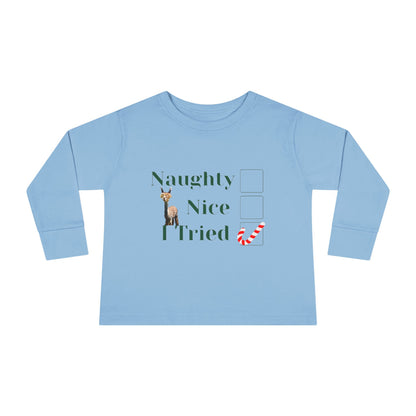 Naughty Toddler Long Sleeve Tee