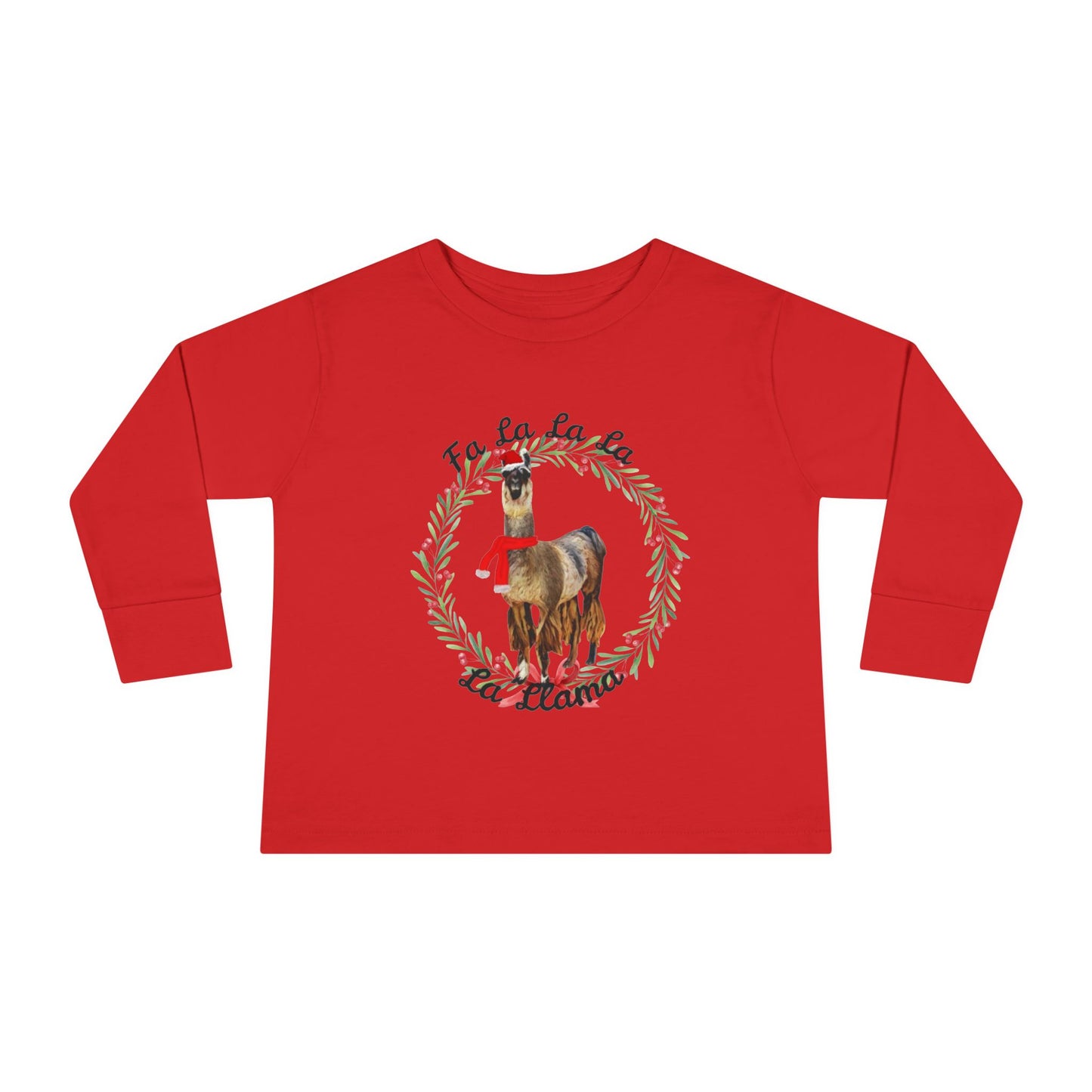 Fa La Llama Toddler Long Sleeve Tee