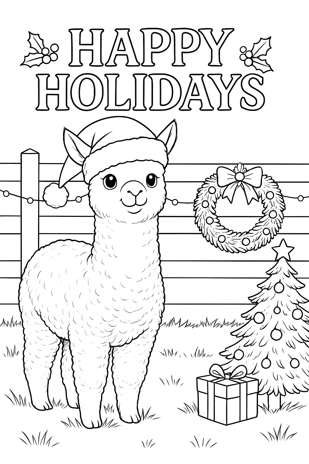 Free Christmas Coloring page